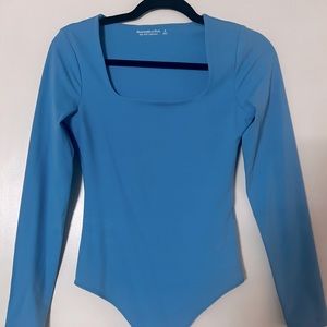Abercrombie & Fitch Blue bodysuit